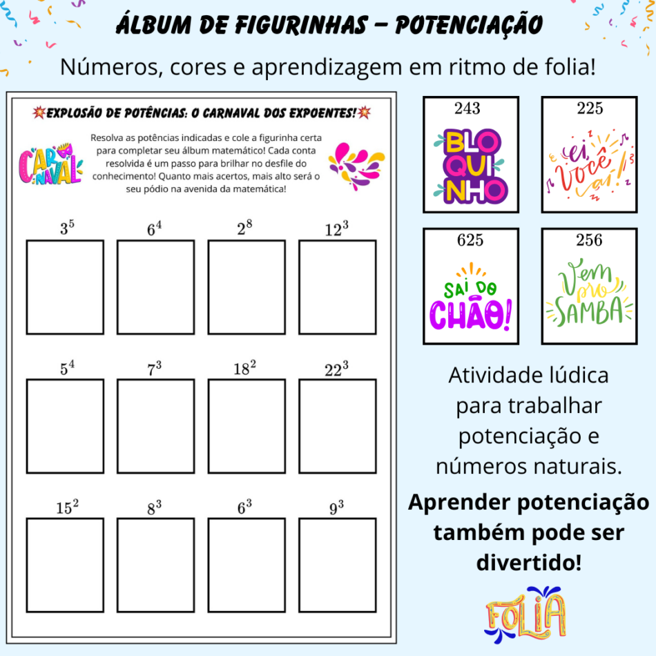 Explosão de Potências: O Carnaval dos Expoentes!