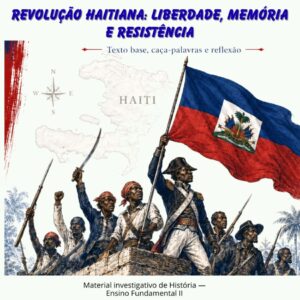 Caça palavras Revolução Haitiana: liberdade, memória e resistência