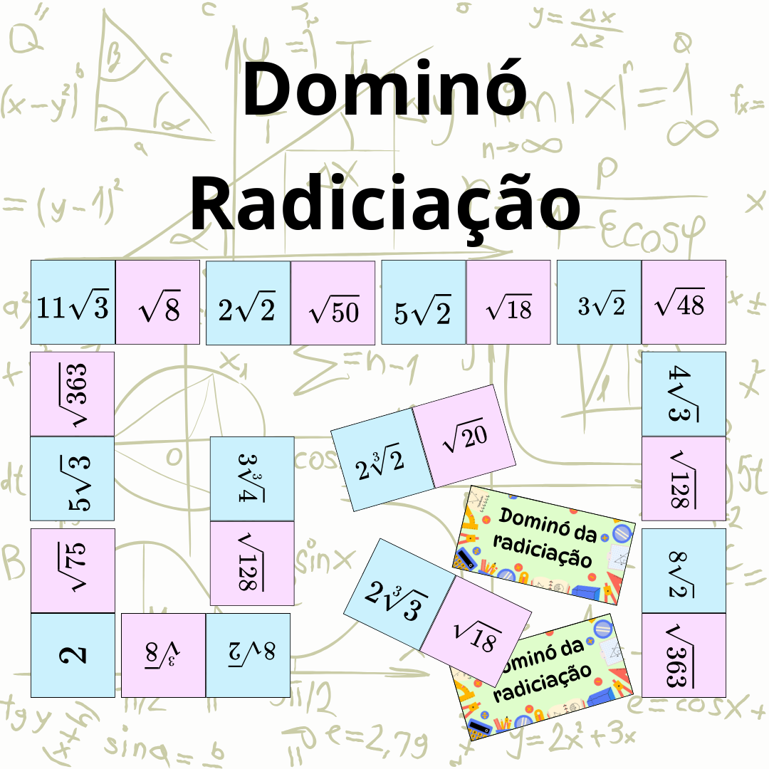 Radiciação - Jogo de dominó