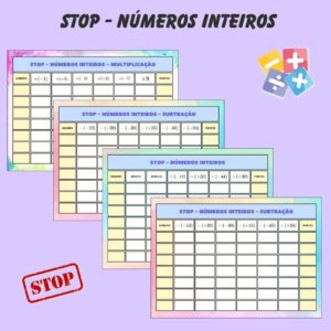 Números inteiros - Stop
