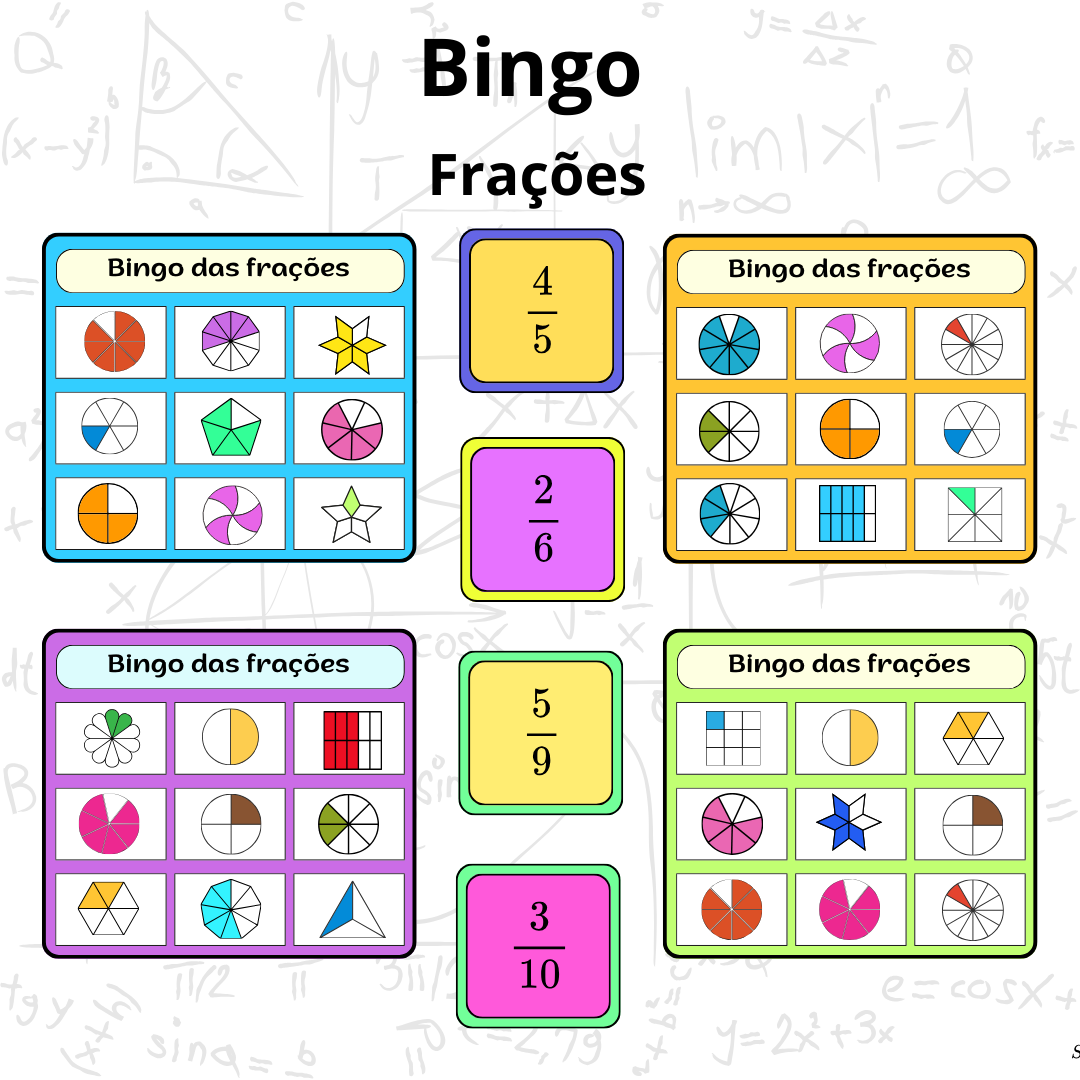 Bingo das Frações – Aprenda Brincando de Forma Divertida e Eficiente!