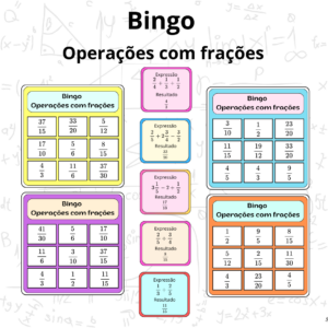 Operações com frações - Bingo