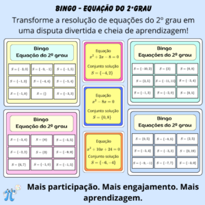 Equação do 2º grau - Bingo