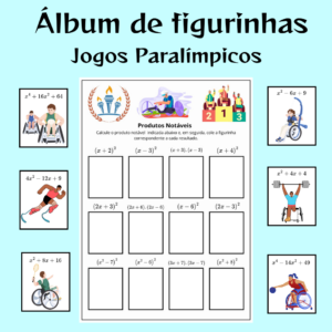 Produtos Notáveis - Álbum de figurinhas: Paraolimpíadas