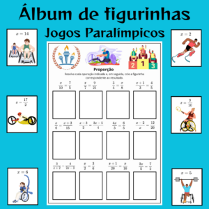 Proporção com o Álbum de Figurinhas Paraolimpíadas