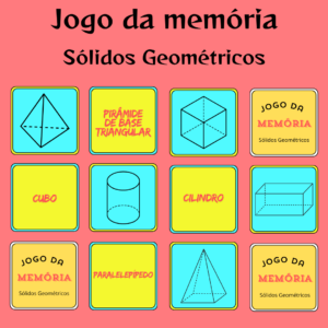 Sólidos Geométricos - Jogo da Memória