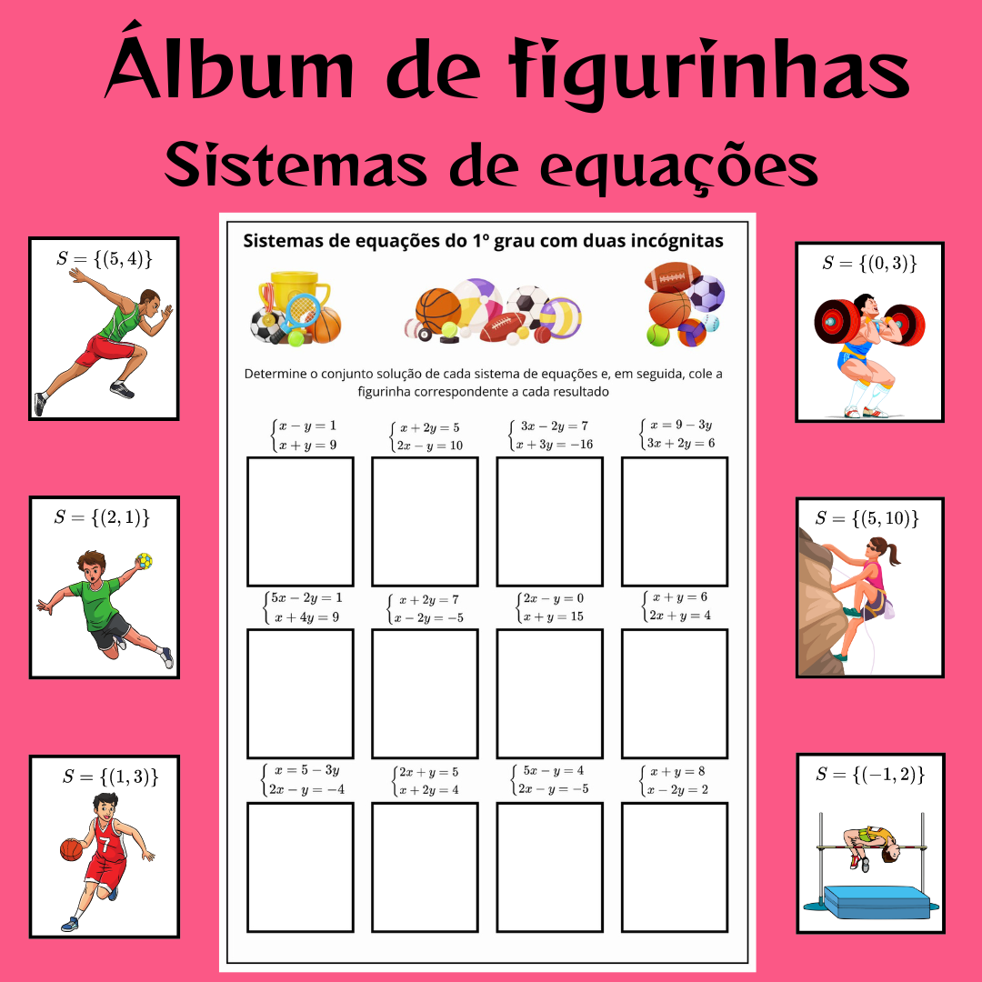 Sistemas de equações - Tema: Esporte