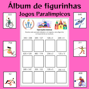 Operações básicas com o Álbum de Figurinhas Paraolimpíadas