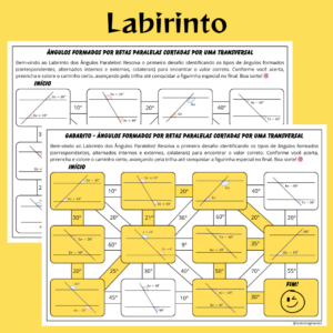Labirinto dos Ângulos Paralelos: Explore e Aprenda!