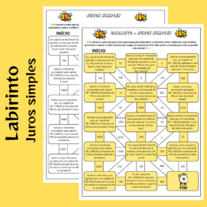 Trilha de Juros Simples: Torne a Matemática uma Aventura Educativa!