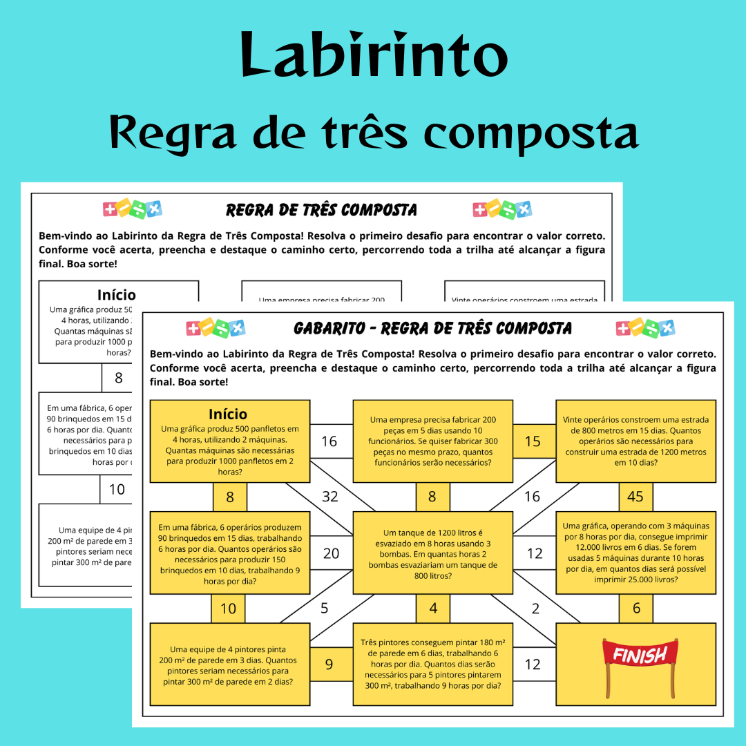 Labirinto da Regra de Três Composta