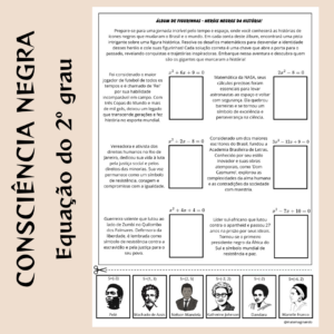 Consciência Negra - Álbum de Figurinhas - Equação do 2º grau