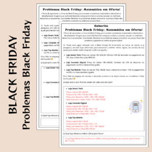 Atividade Matemática - Desafios da Black Friday