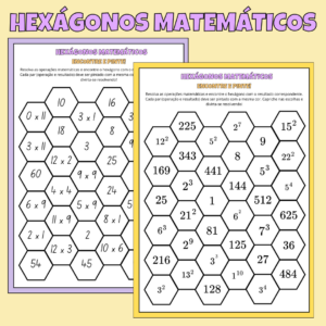 Hexágonos Matemáticos: Encontre e Pinte!