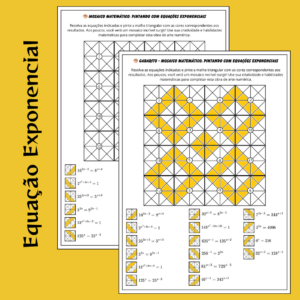 Mosaico Matemático: Equação Exponencial