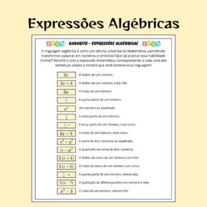 Aprendendo com Figurinhas: Expressões Algébricas!