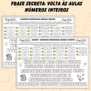 Matemática Descodificada: Enigmas dos Números Inteiros | Volta às Aulas