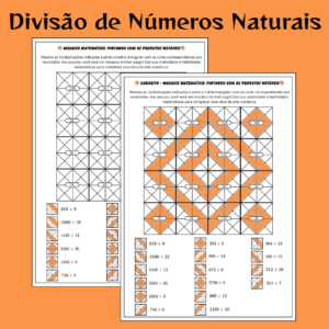 Mosaico Matemático: Divisão de Números Naturais