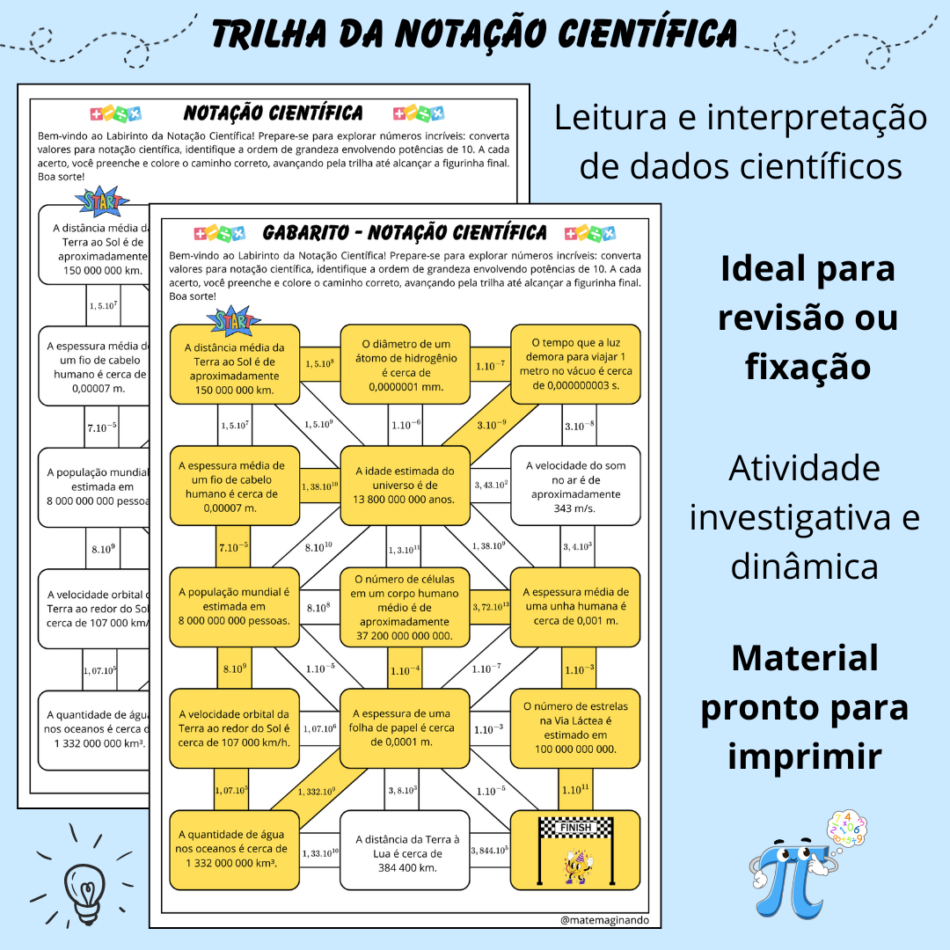Trilha da Notação Científica: Desafie-se com Números Gigantes!