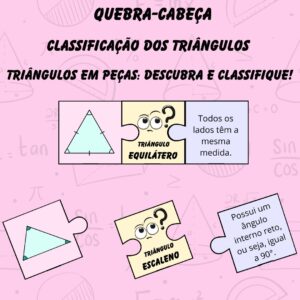 Triângulos em Peças: Descubra e Classifique!