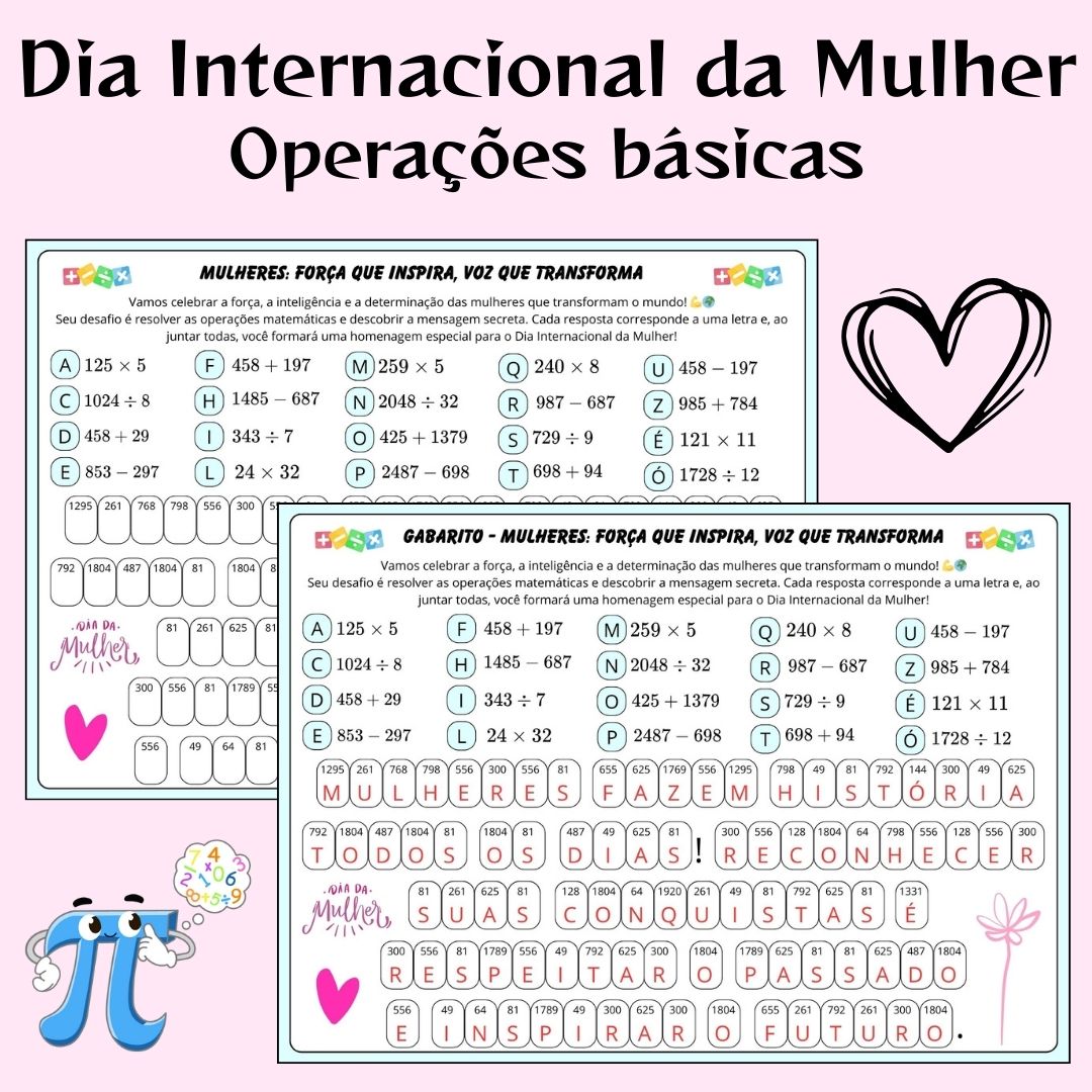 Mulheres: Força que Inspira, Voz que Transforma – Operações Básicas