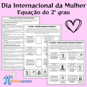 Álbum Interativo – Equação do 2º grau – Mulheres Pioneiras da História!