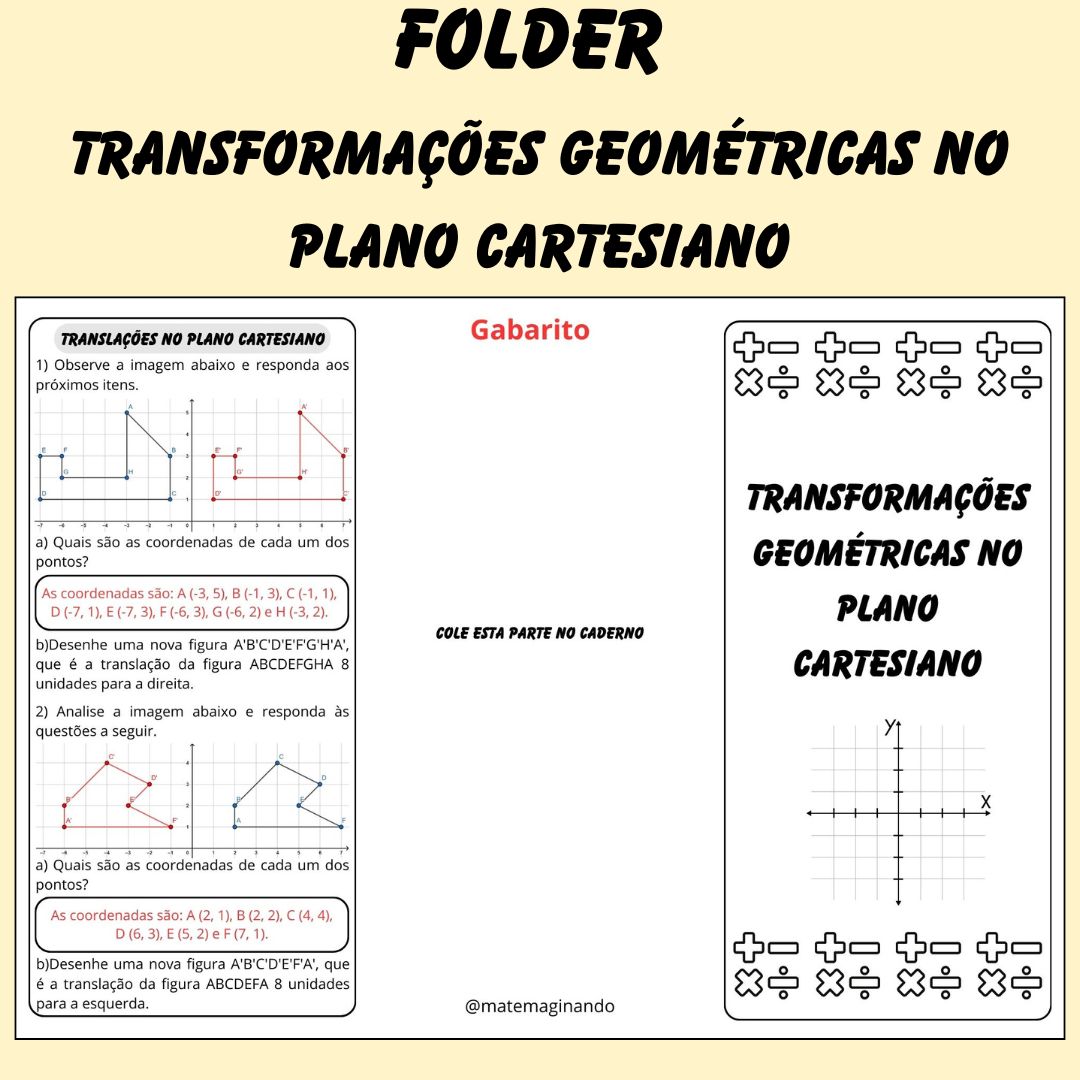 Transformações Geométricas no Plano Cartesiano