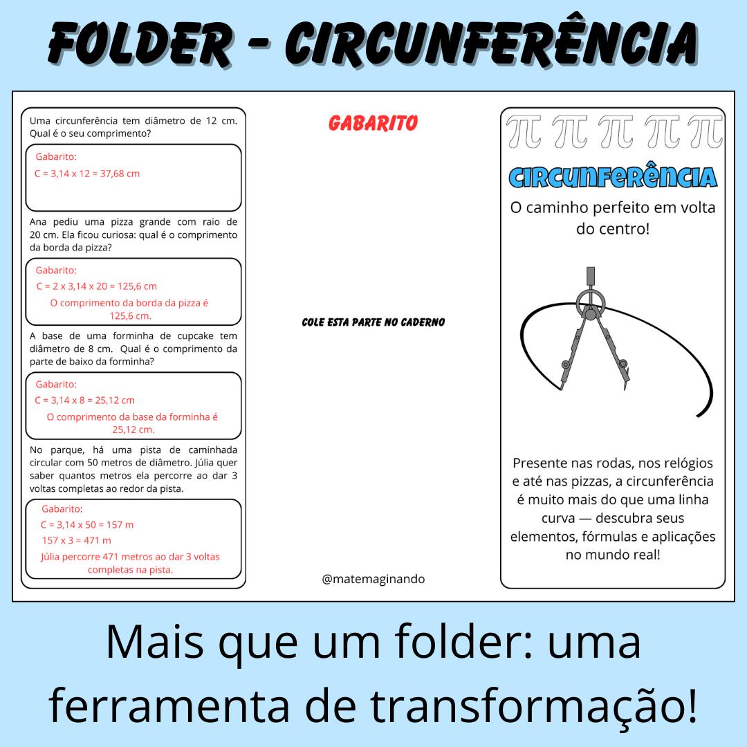 Folder – Circunferência