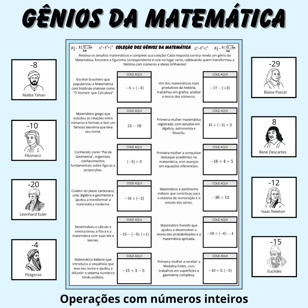 Coleção dos Gênios da Matemática — Números Inteiros