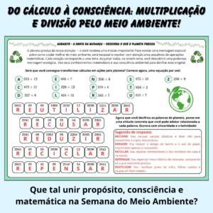 Do Cálculo à Consciência – Multiplicação e Divisão pelo Meio Ambiente