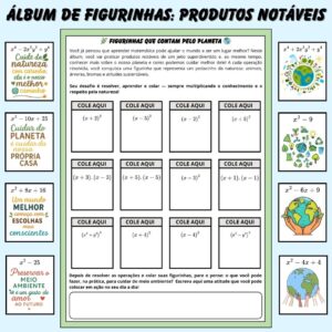 Álbum de Figurinhas: Produtos Notáveis + Meio Ambiente