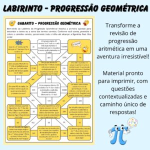 Labirinto – Progressão Geométrica