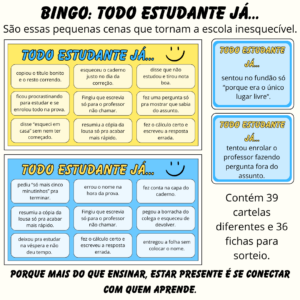 Bingo do Estudante — Atividade divertida para imprimir