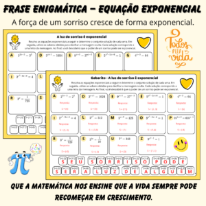 Frase Enigmática – Equação Exponencial