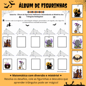 Álbum de Figurinhas: Relações Métricas