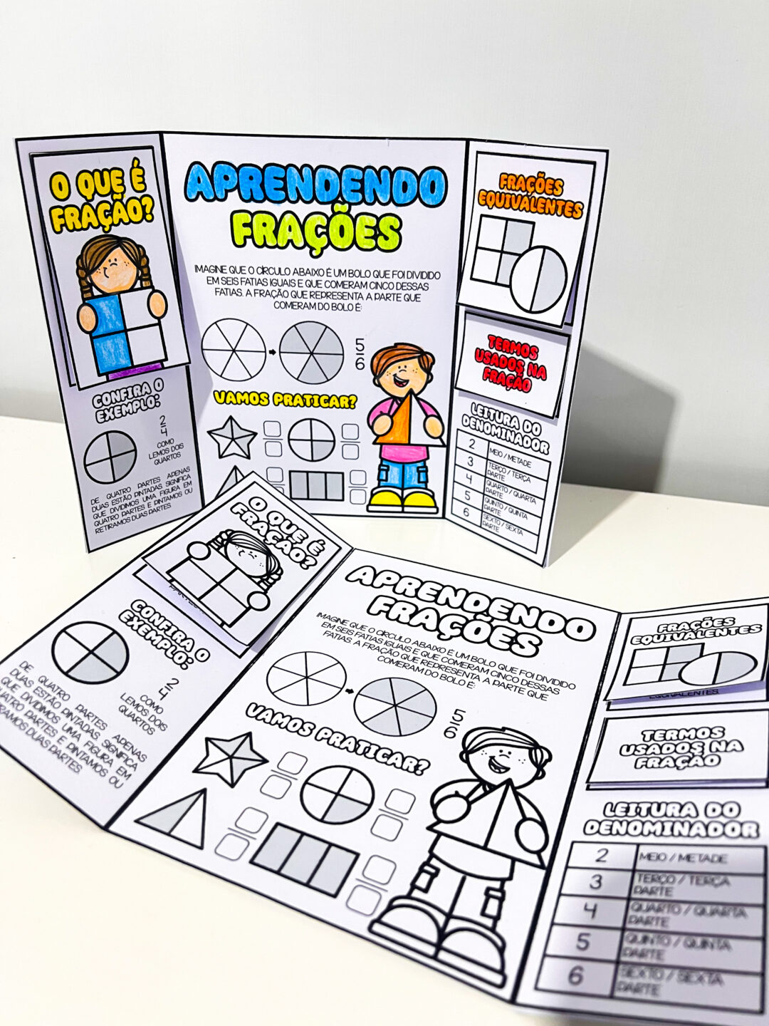 Lapbook Aprendendo Frações - Imagem 2