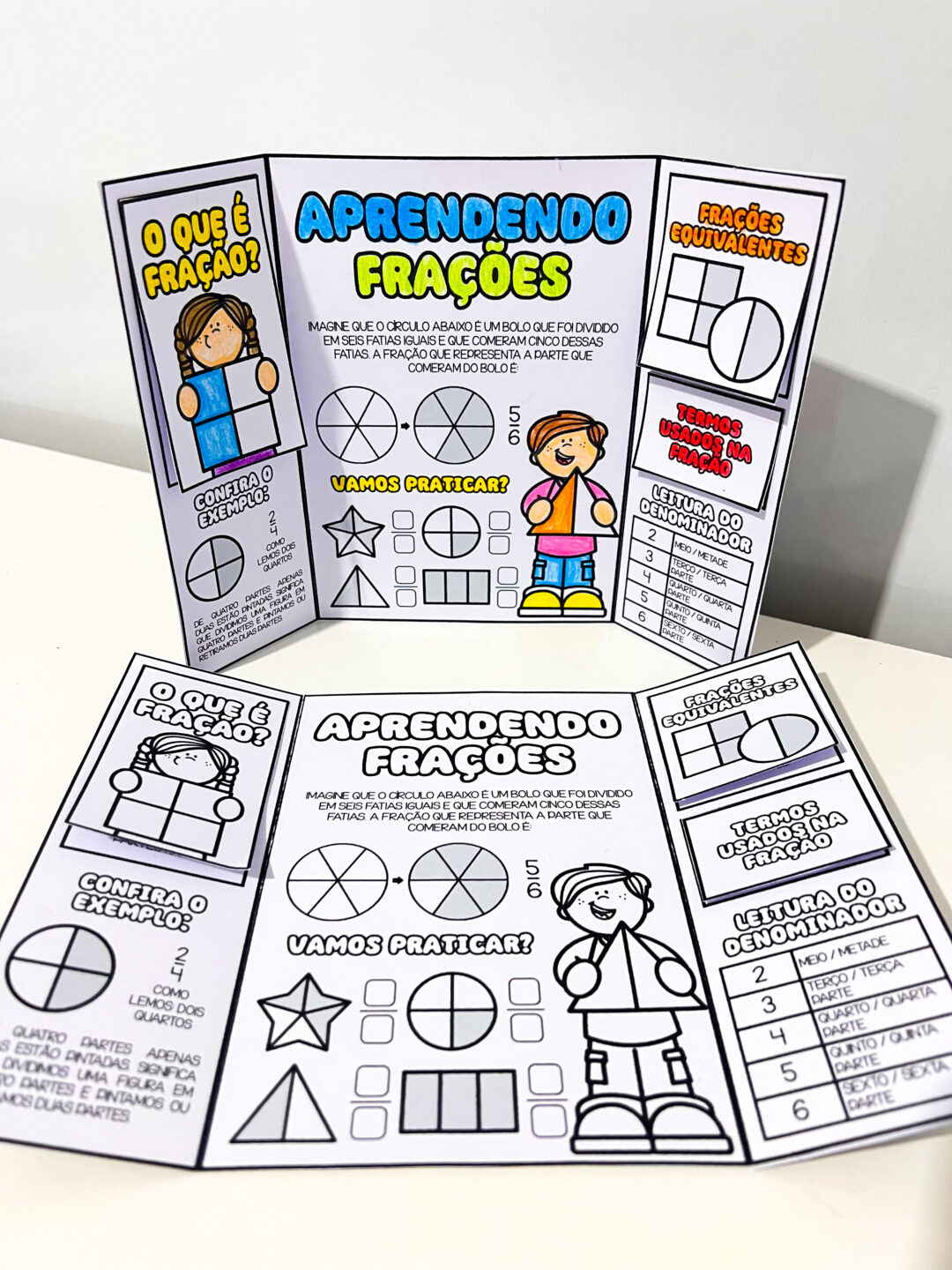 Lapbook Aprendendo Frações