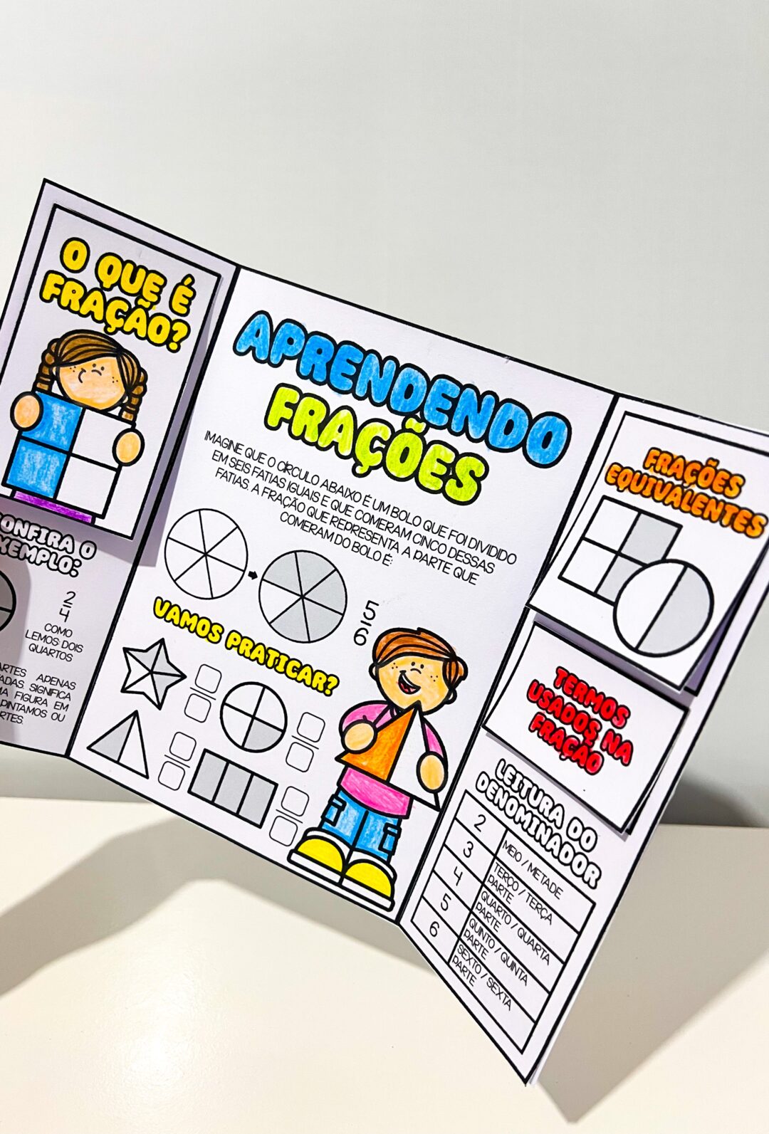 Lapbook Aprendendo Frações - Imagem 3