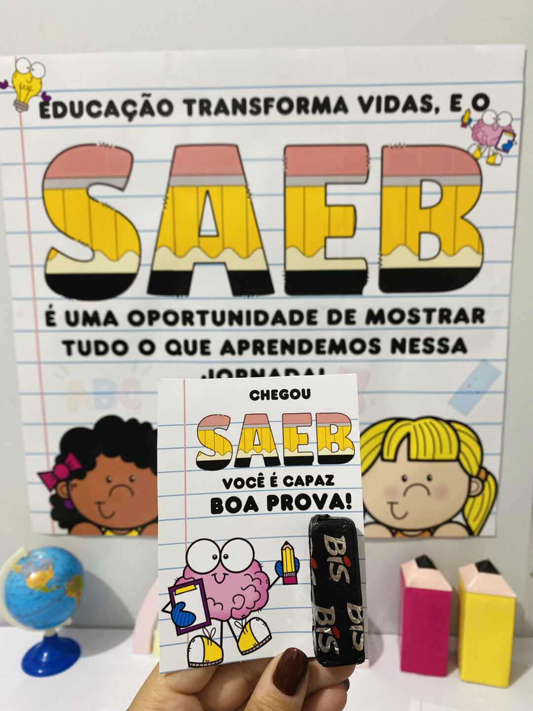 Painel SAEB + Lembrancinha - Imagem 3