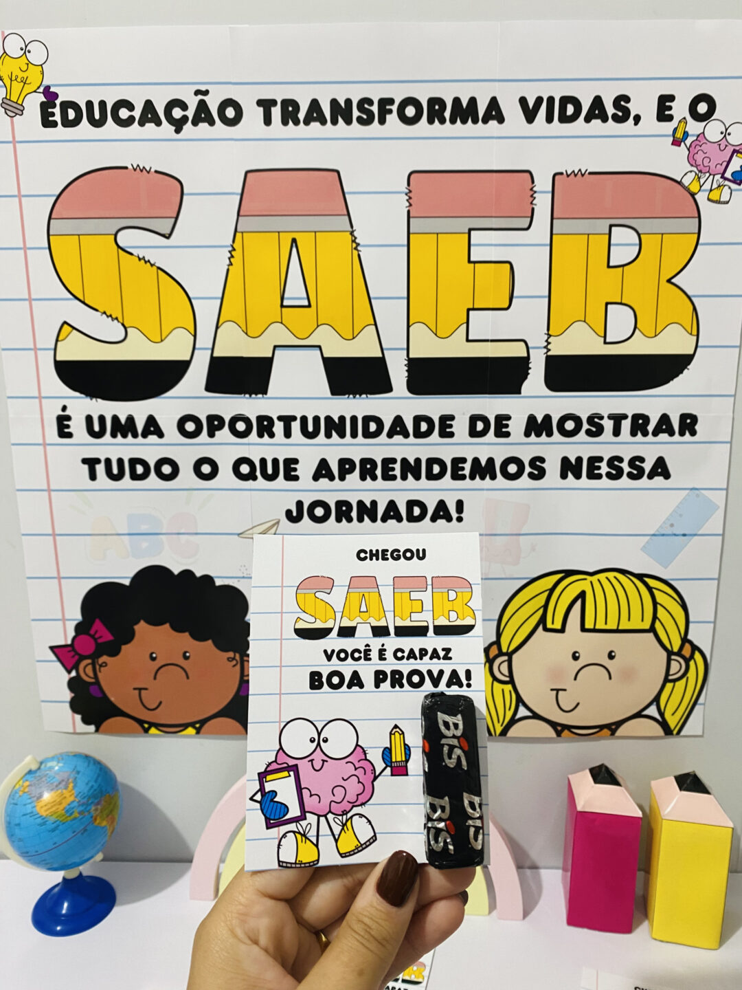 Painel SAEB + Lembrancinha - Imagem 2