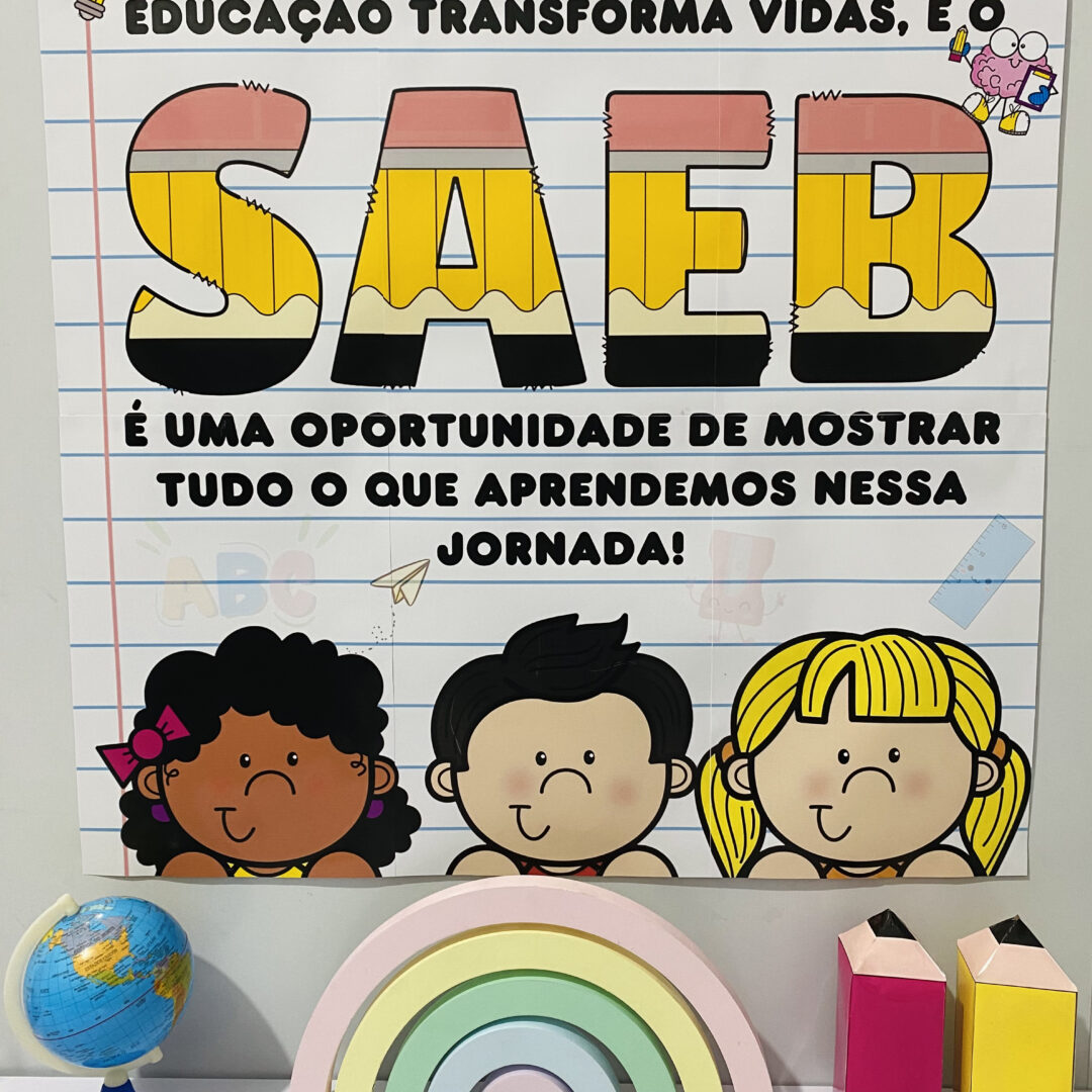 Painel SAEB + Lembrancinha