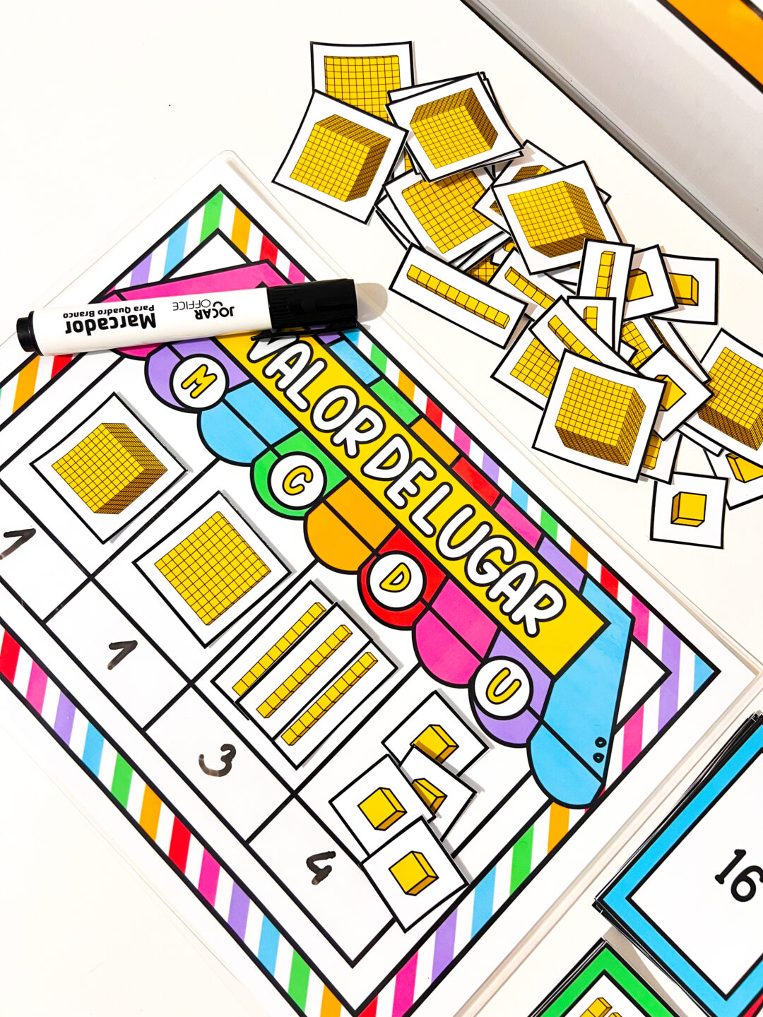 Kit Recursos de Material Dourado – Sistema de Numeração Decimal (PDF para imprimir) - Imagem 5