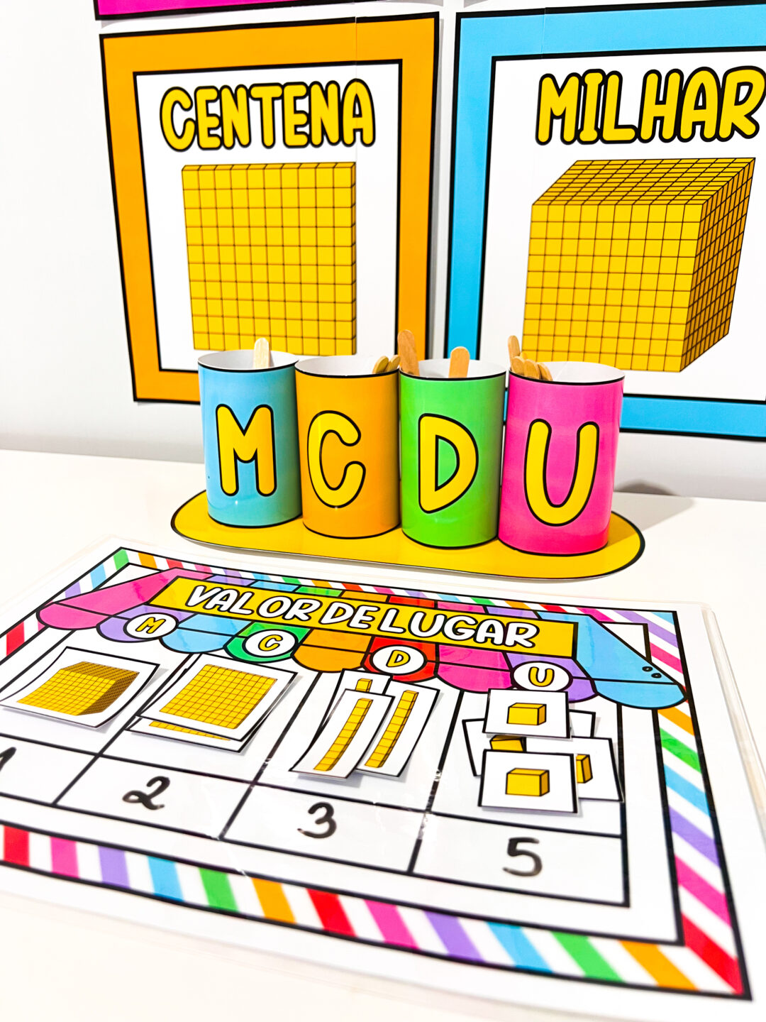 Kit Recursos de Material Dourado – Sistema de Numeração Decimal (PDF para imprimir) - Imagem 6