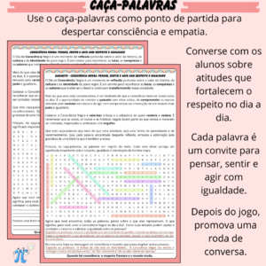 Caça-palavras da Consciência Negra