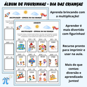 Álbum de Multiplicação – Especial Dia das Crianças