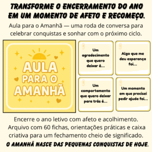 Aula para o Amanhã – Roda de conversa para encerrar o ano com afeto e esperança