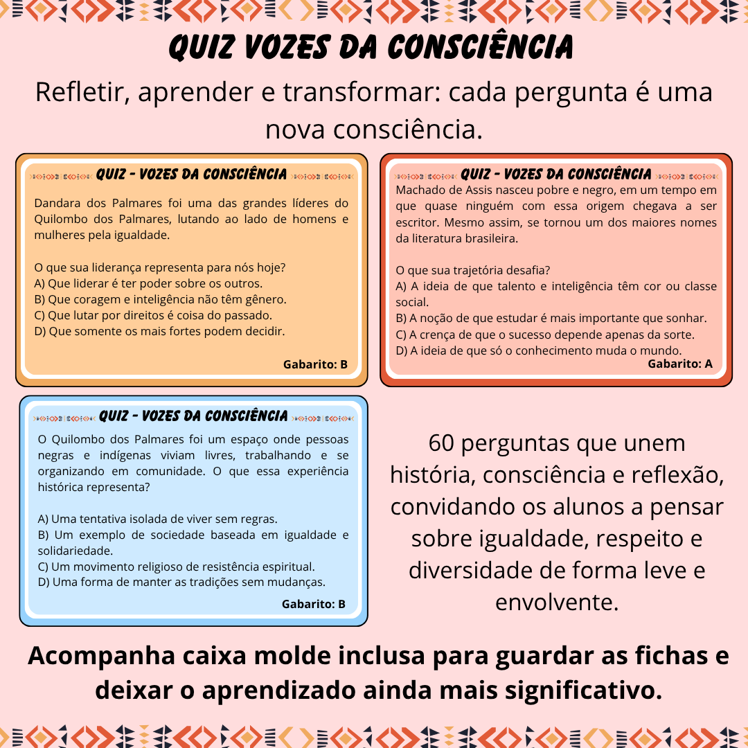 Quiz Vozes da Consciência