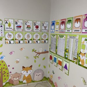 Kit Sala – Tema Floresta - Decoração Pedagógica para Educação Infantil