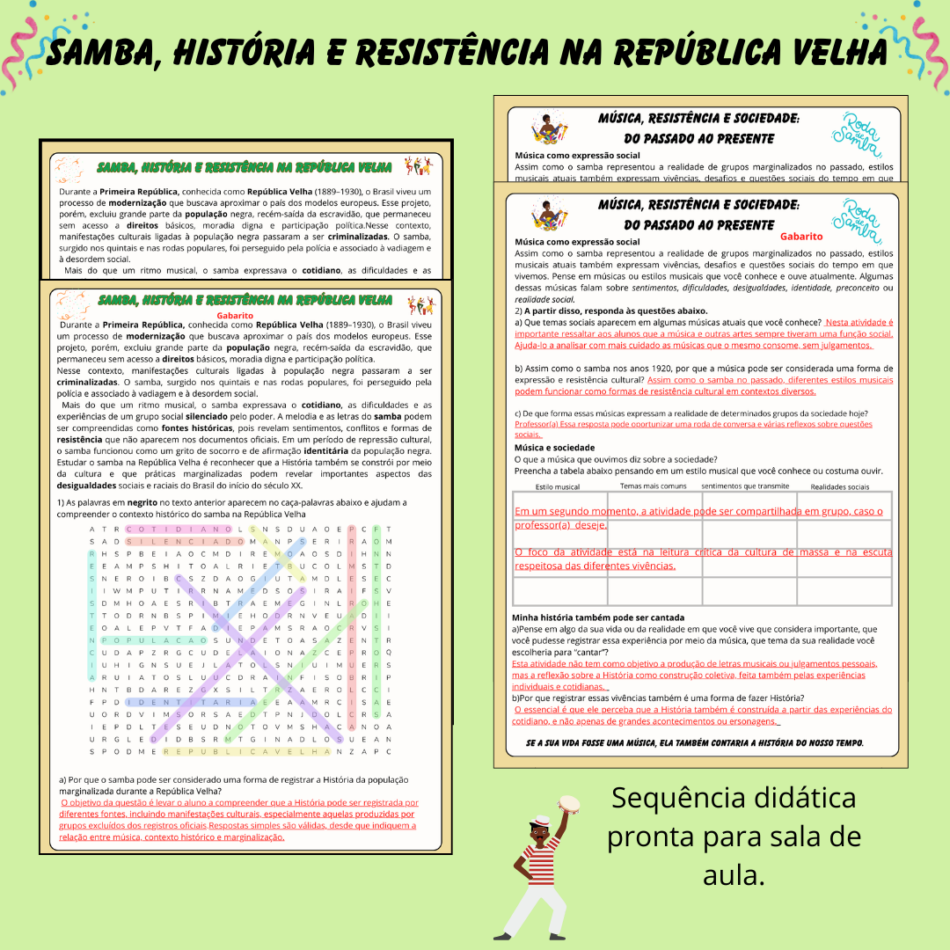 Samba, História e Resistência na República Velha