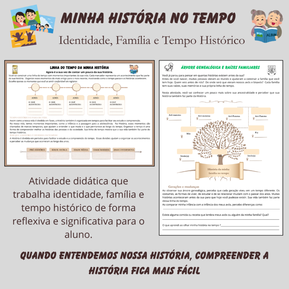 Minha História no Tempo – Identidade, Família e Tempo Histórico